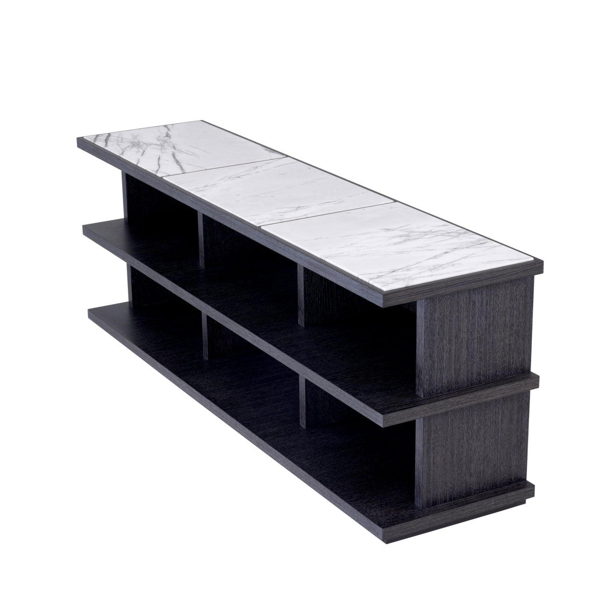 Oak Marble TV Cabinet Miguel | Eichholtzmh.com