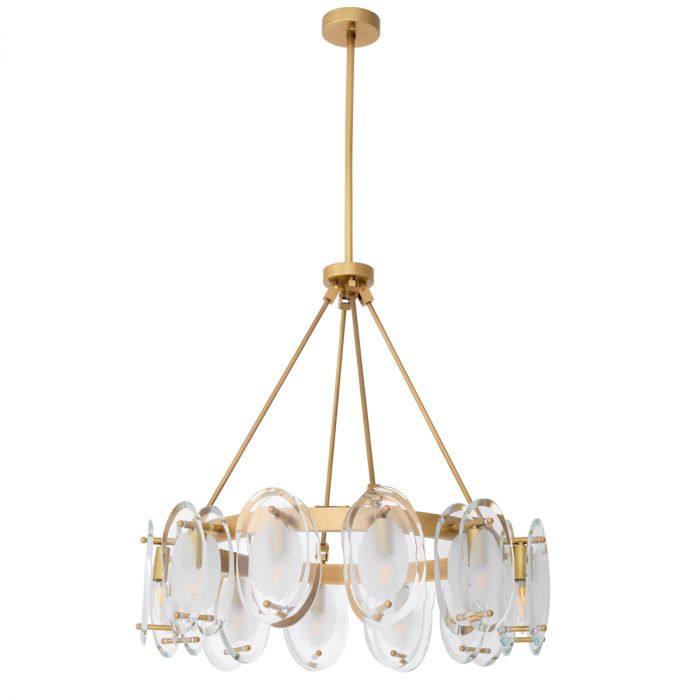 Chandelier Sublime antique brass finish