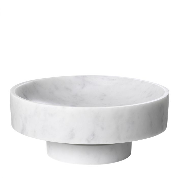 Bowl Santiago white marble