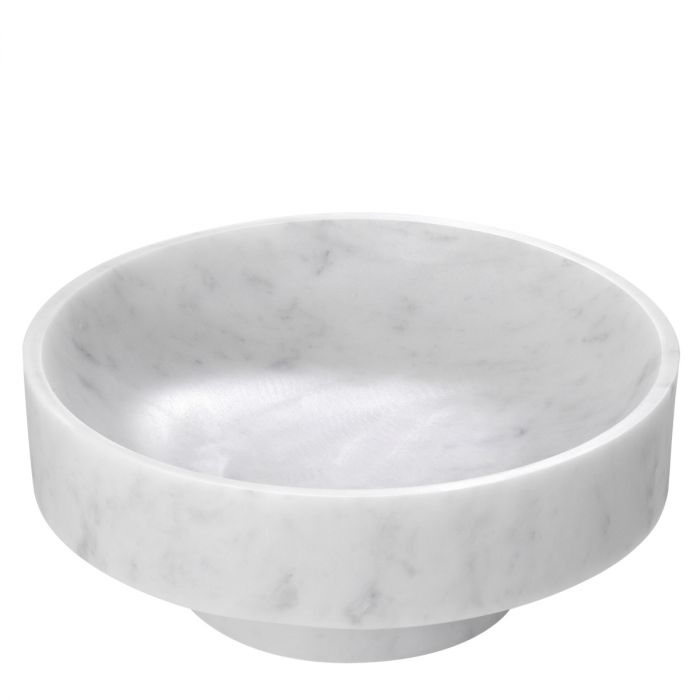 Bowl Santiago white marble