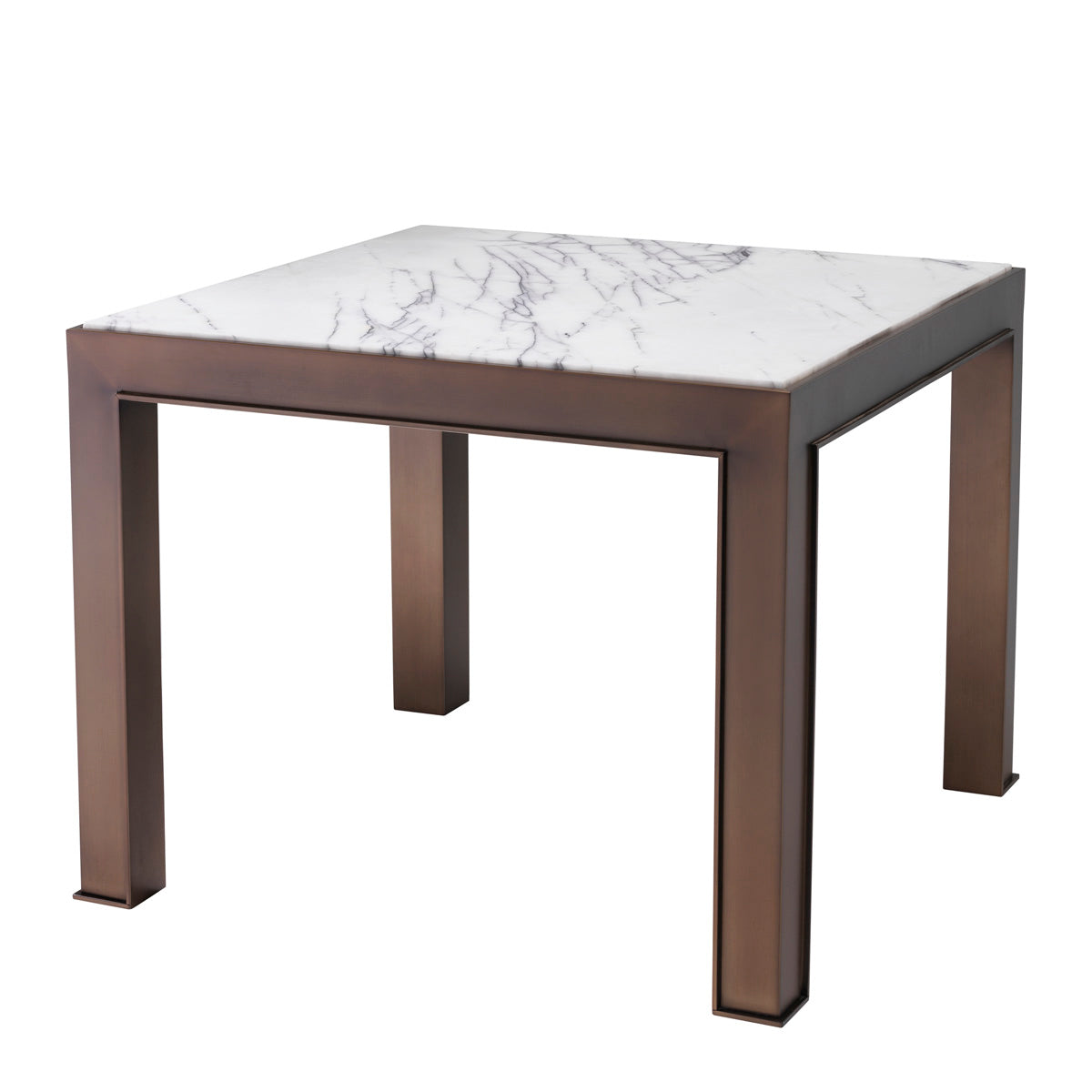 Bronze Marble Side Table Tardieu | Eichholtzmh.com