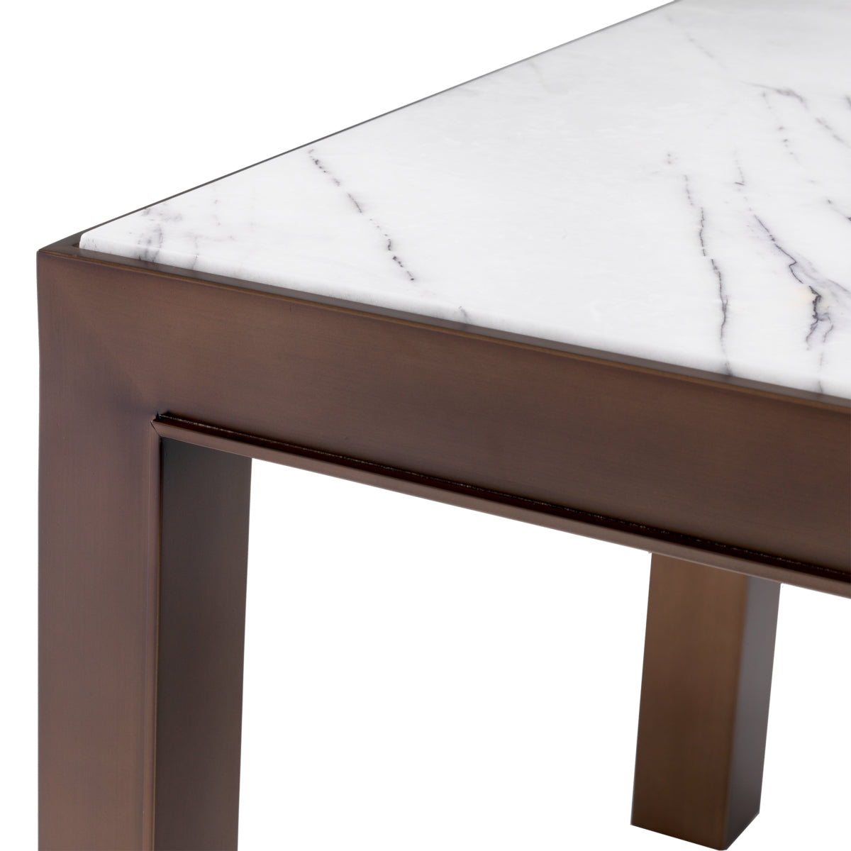 Bronze Marble Side Table Tardieu | Eichholtzmh.com