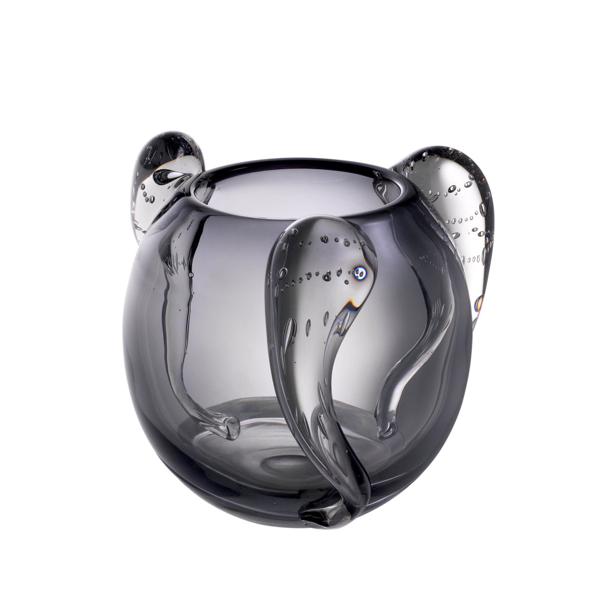 Gray Glass Vase S Sianluca