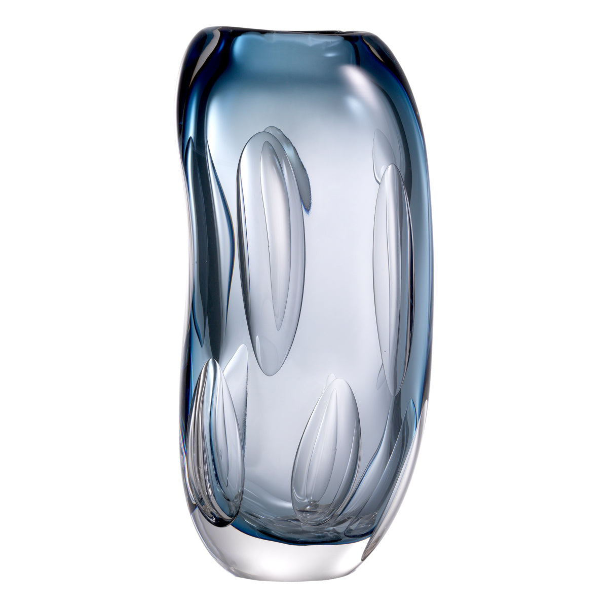 Blue Handblown Glass Vase M Sianni | Eichholtzmh.com