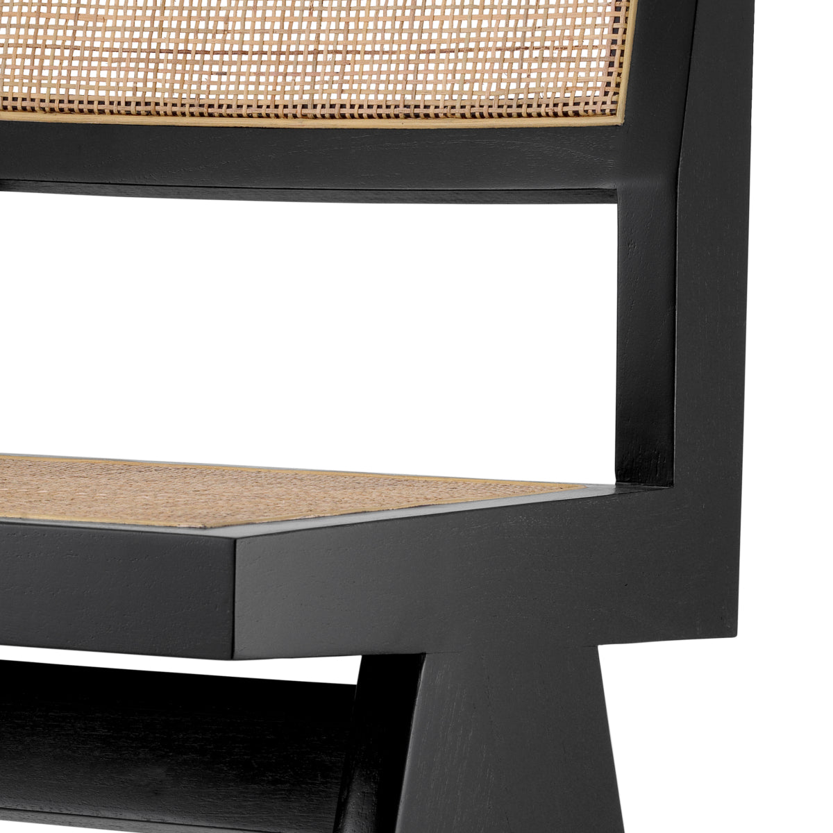 Black Wood Framed Dining Chair Niclas | Eichholtzmh.com