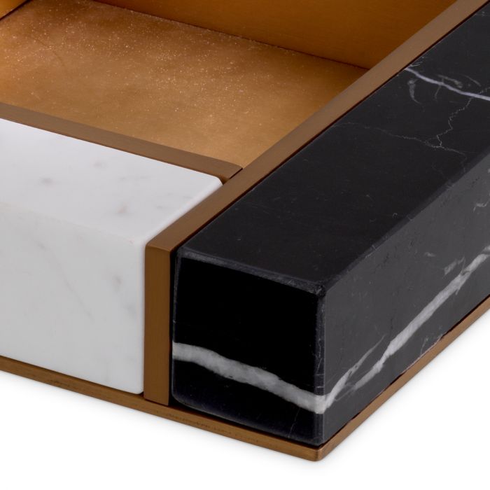 Tray Farrell S antique brass finish