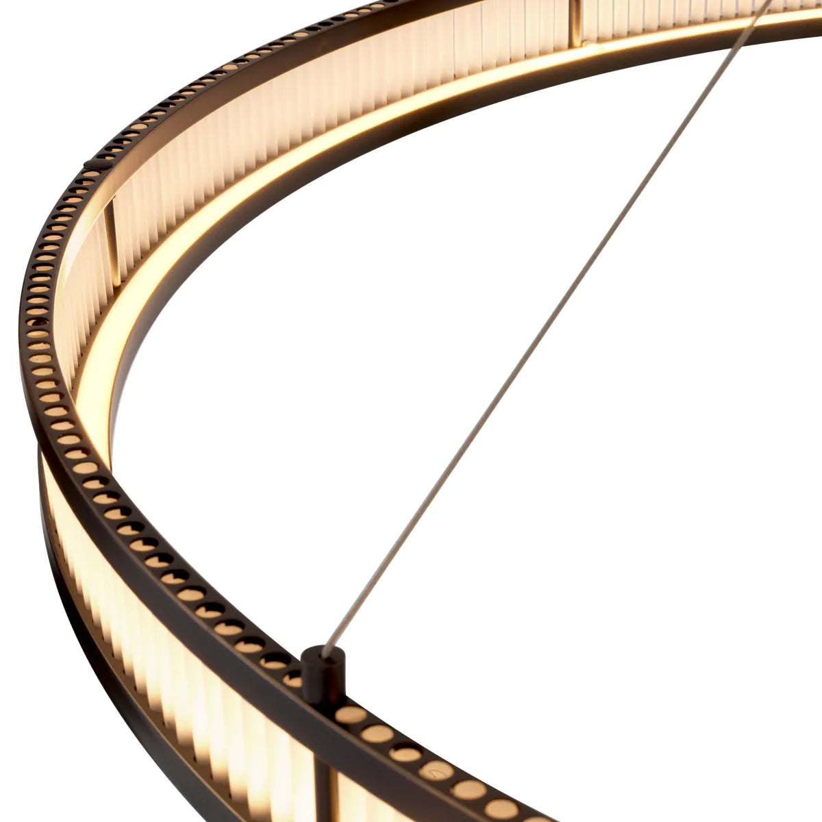 Bronze Ring LED Chandelier XL Damien