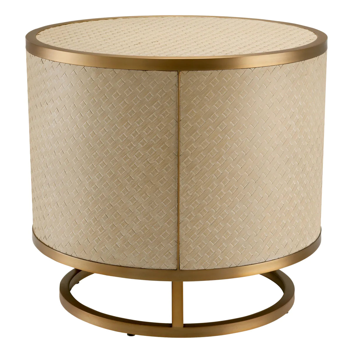 Woven Oak Side Table Napa Valley | Eichholtzmh.com