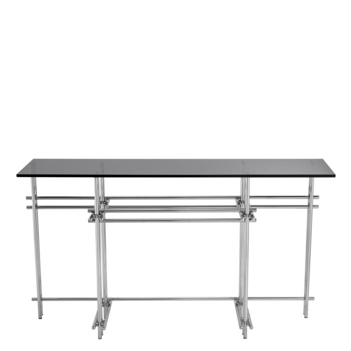 Console Table Quinn polished stainless steel