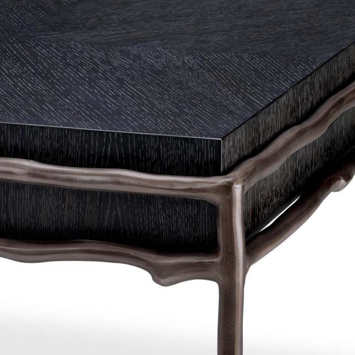 Side Table Premier charcoal grey oak veneer