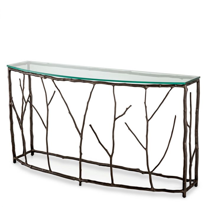Console Table Antico L medium bronze finish