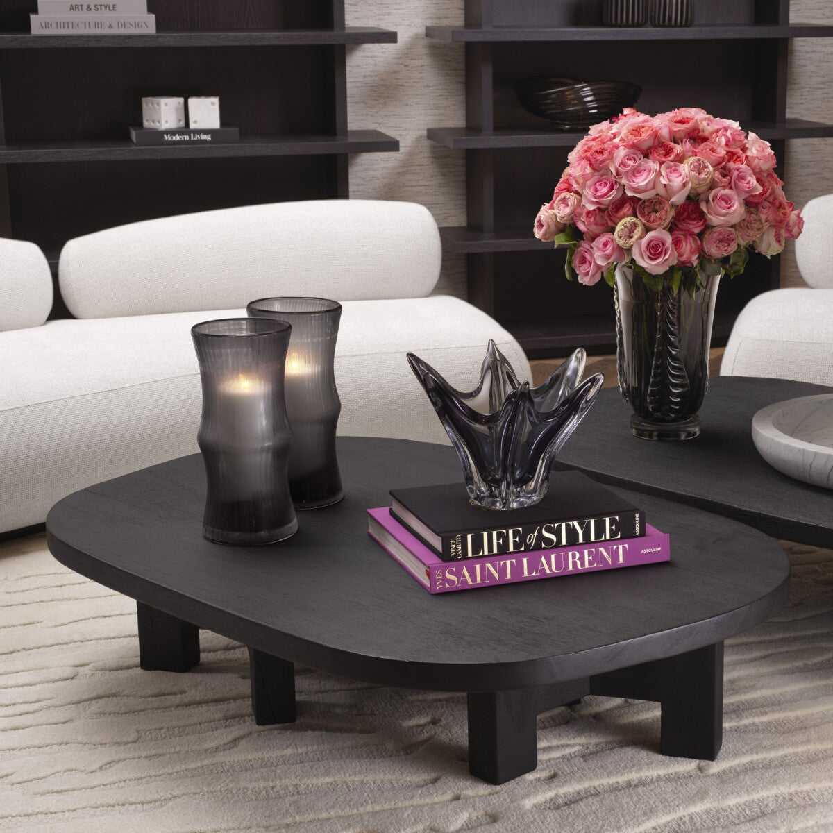 Gray Glass Vase Thiara