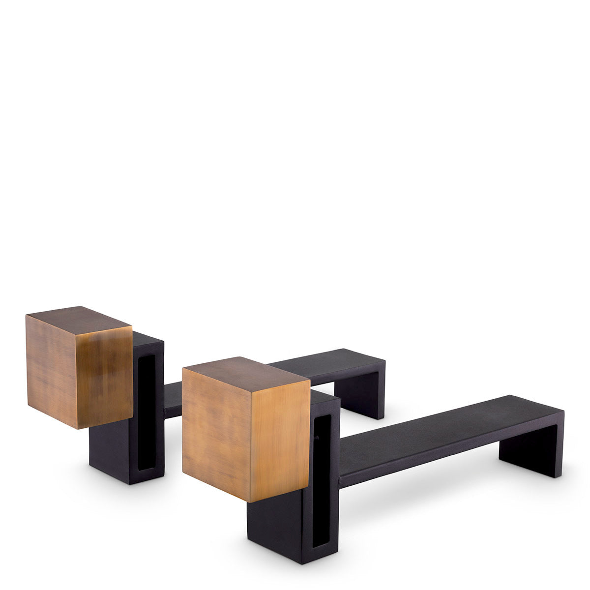 Contemporary Andiron Set (2) Chitry | Eichholtzmh.com