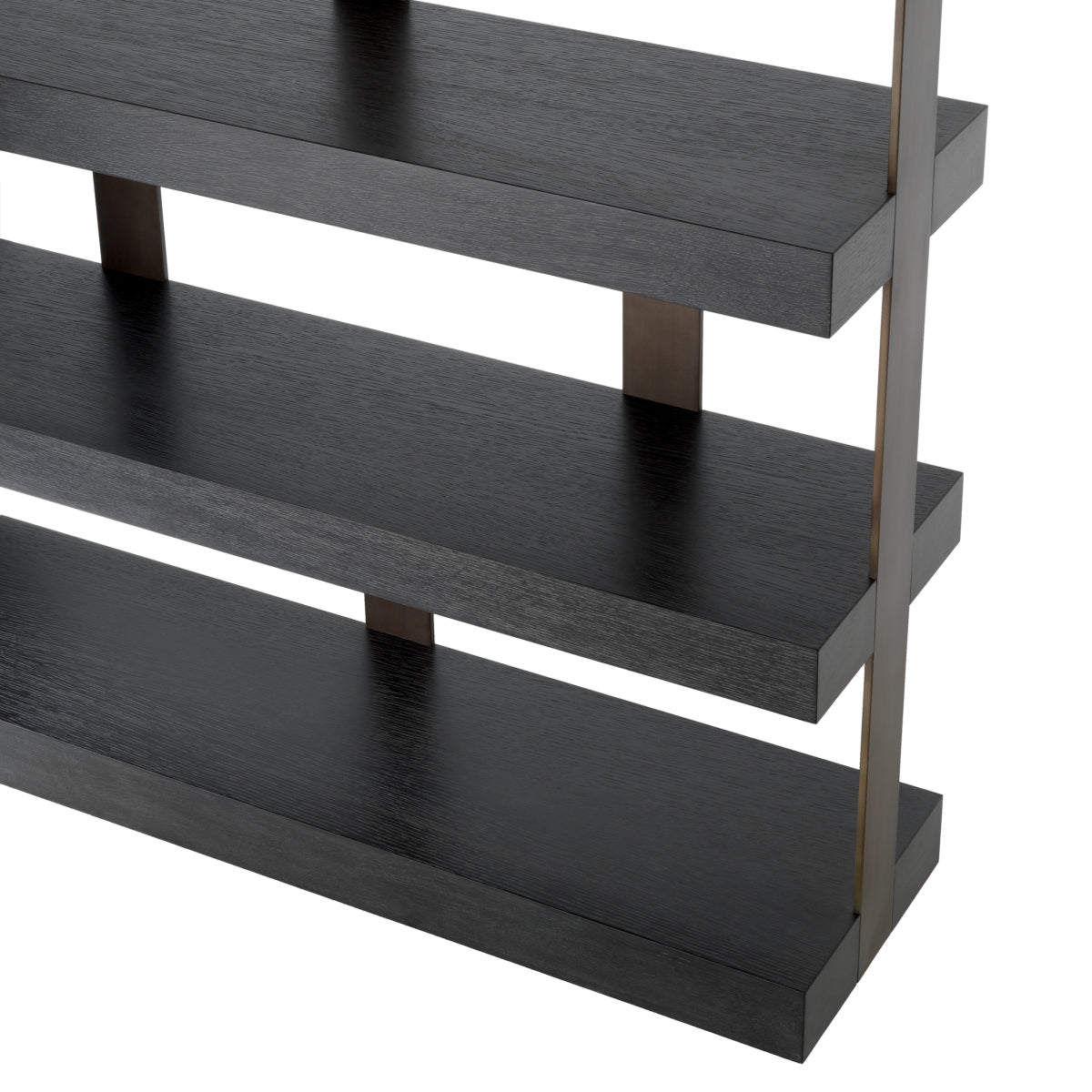 Bronze 5 Shelf Bookcase Dalmar | Eichholtzmh.com