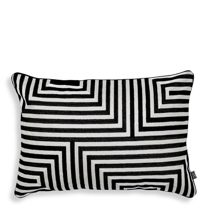 Cushion Spray rectangular black white