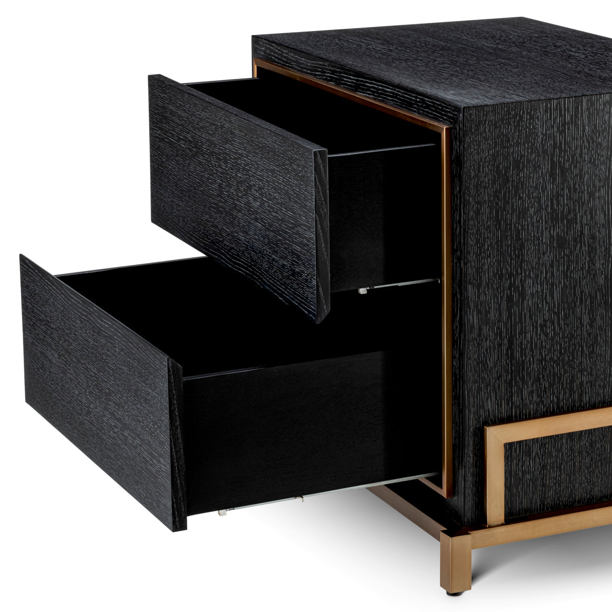 Charcoal Oak Bedside Table Hazel | Eichholtzmh.com