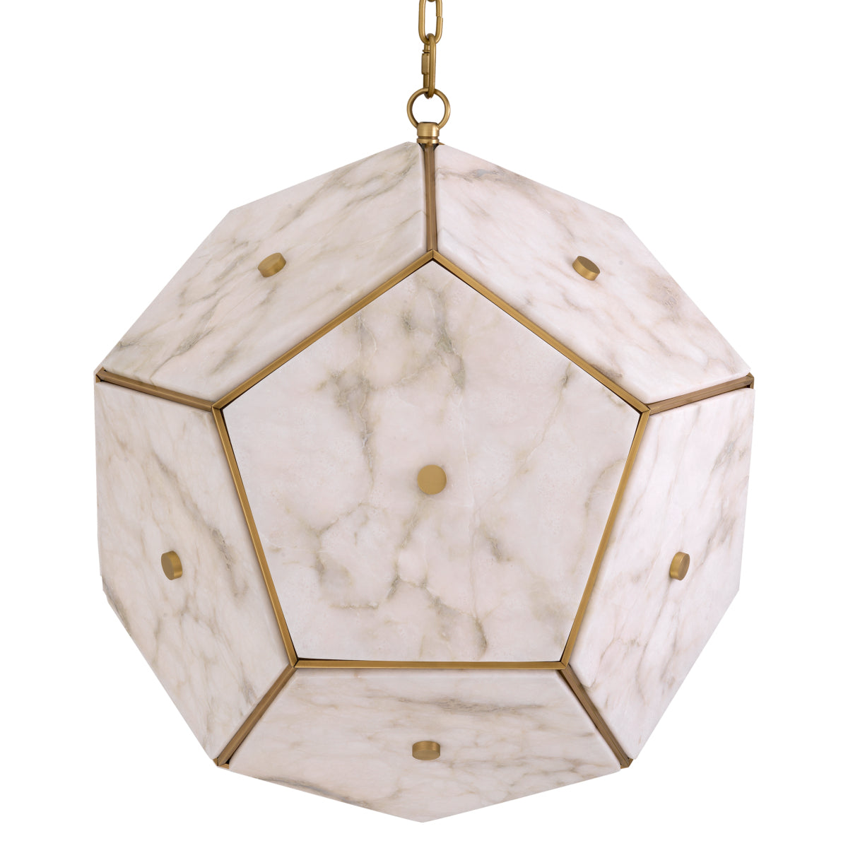 Pentagonal Alabaster Lantern Gallo | Eichholtzmh.com