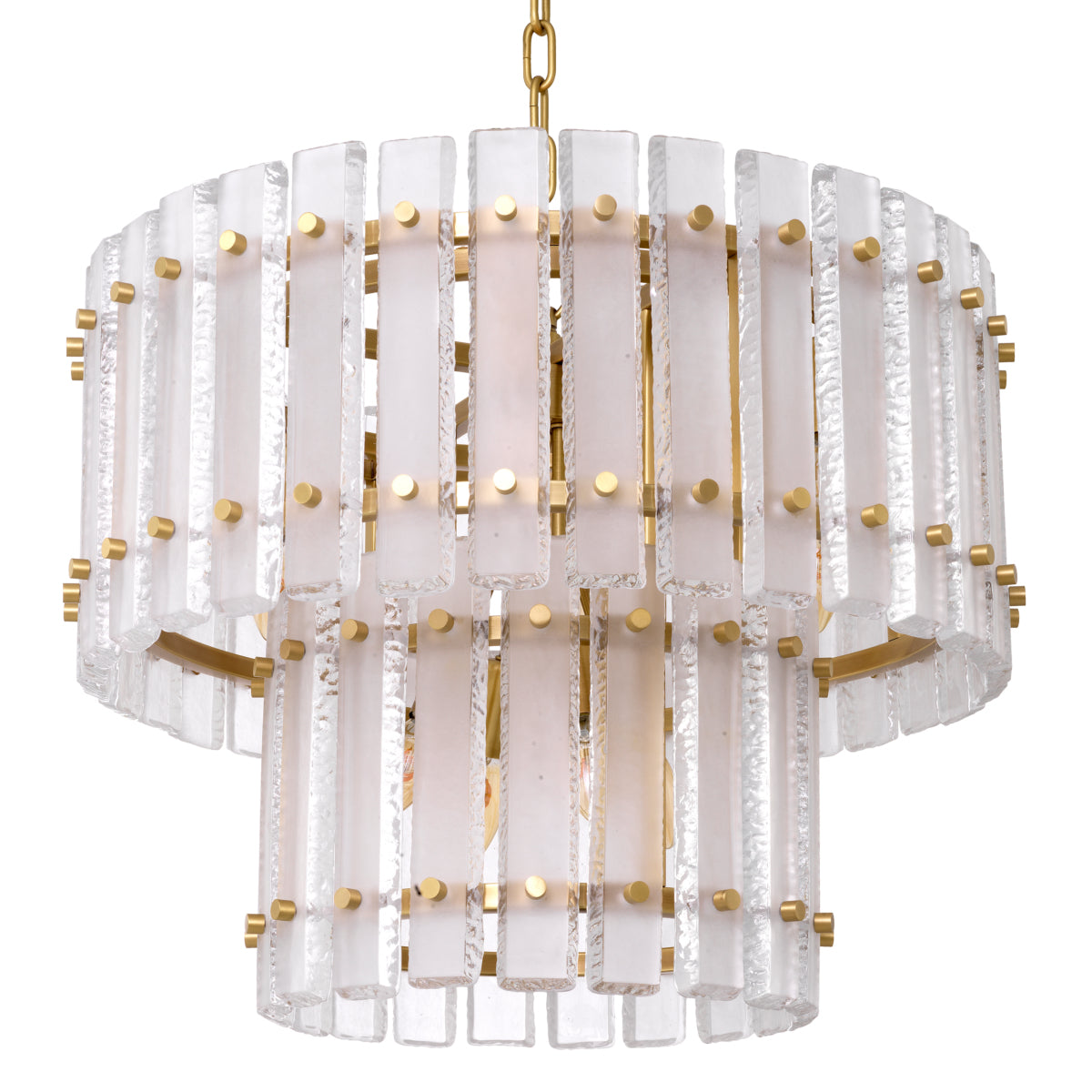 Frosted Glass Plates Chandelier Blason | Eichholtzmh.com