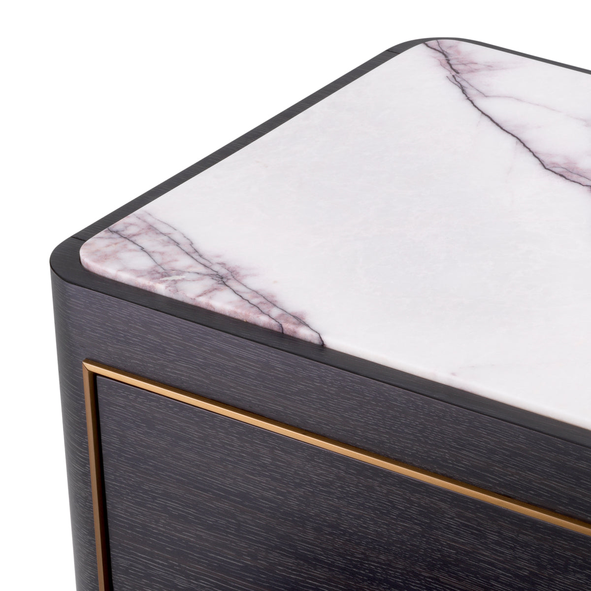 Charcoal Gray Bedside Table Corazon | Eichholtzmh.com