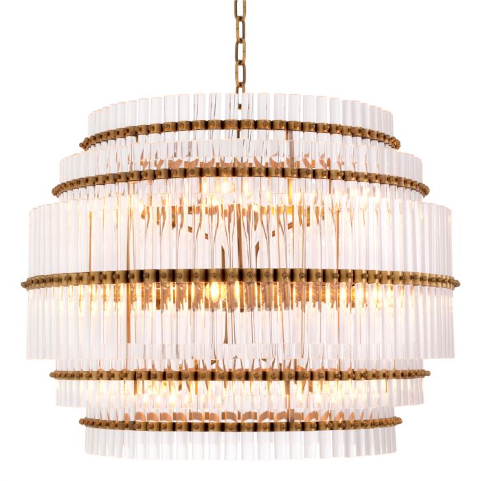Chandelier Scottsdale antique brass finish