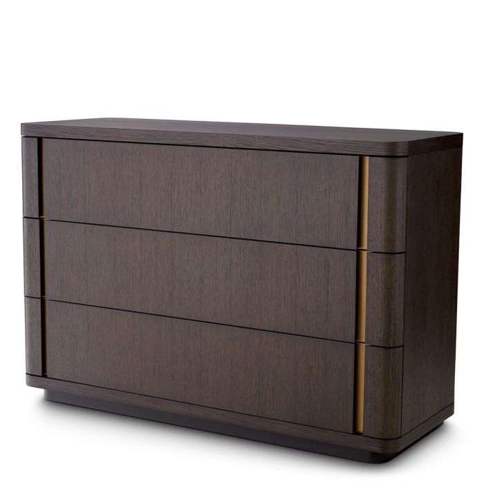 Drawer Dresser Modesto S mocha oak veneer