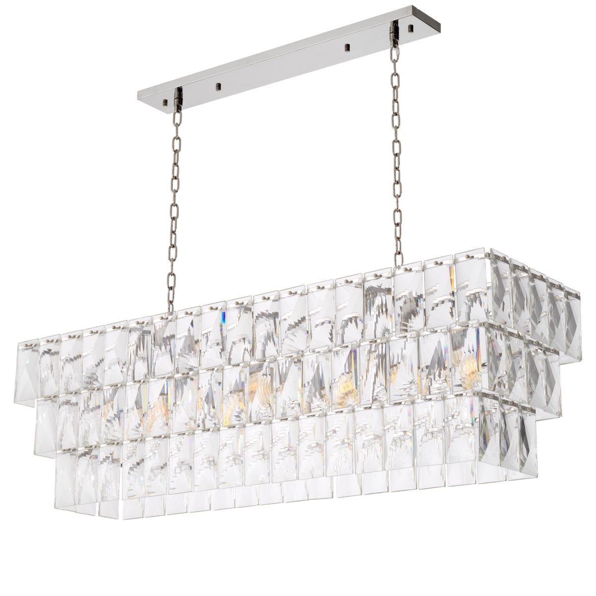 Crystal Rectangular Chandelier Amazone | Eichholtzmh.com