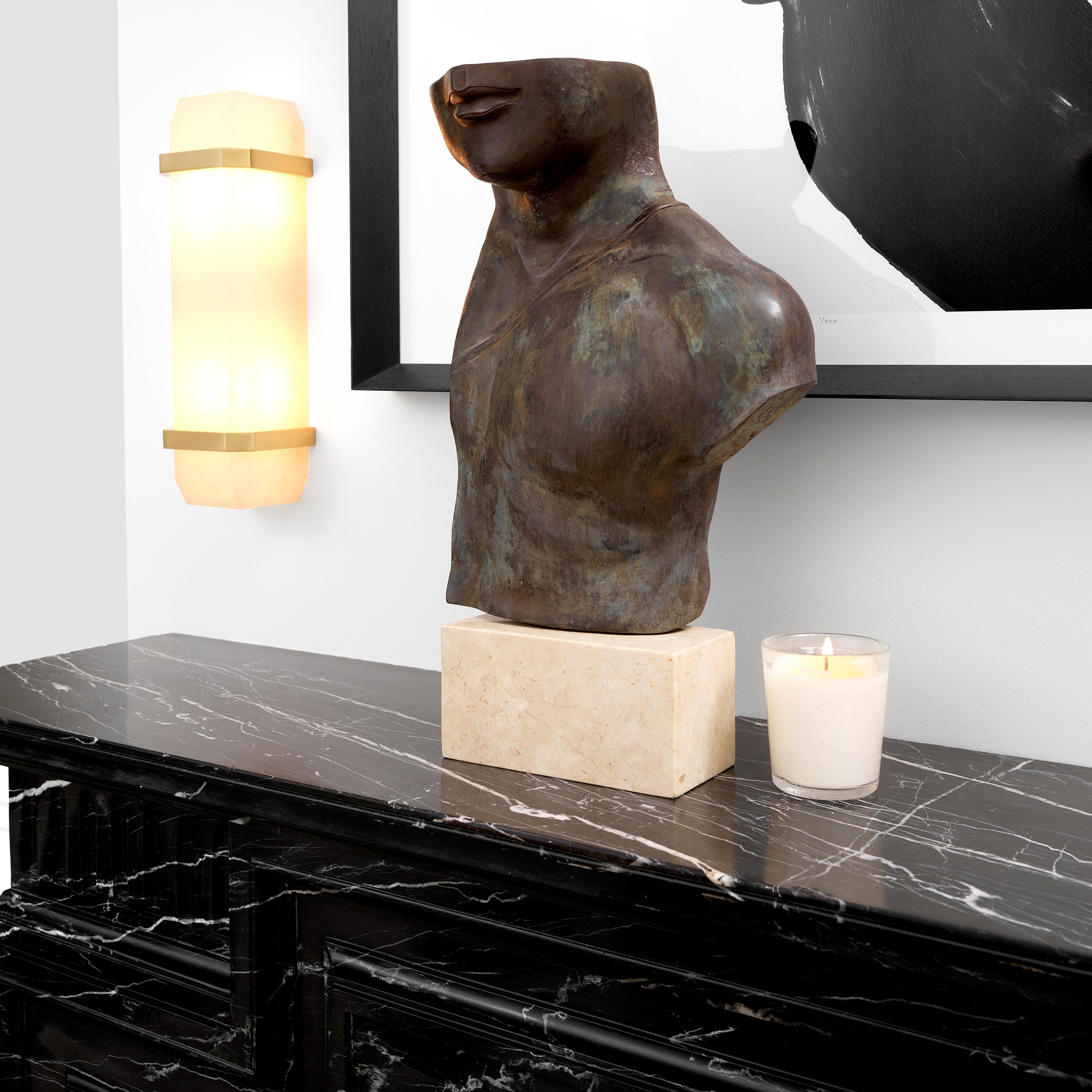 Alabaster Wall Lamp Pandora | Eichholtzmh.com
