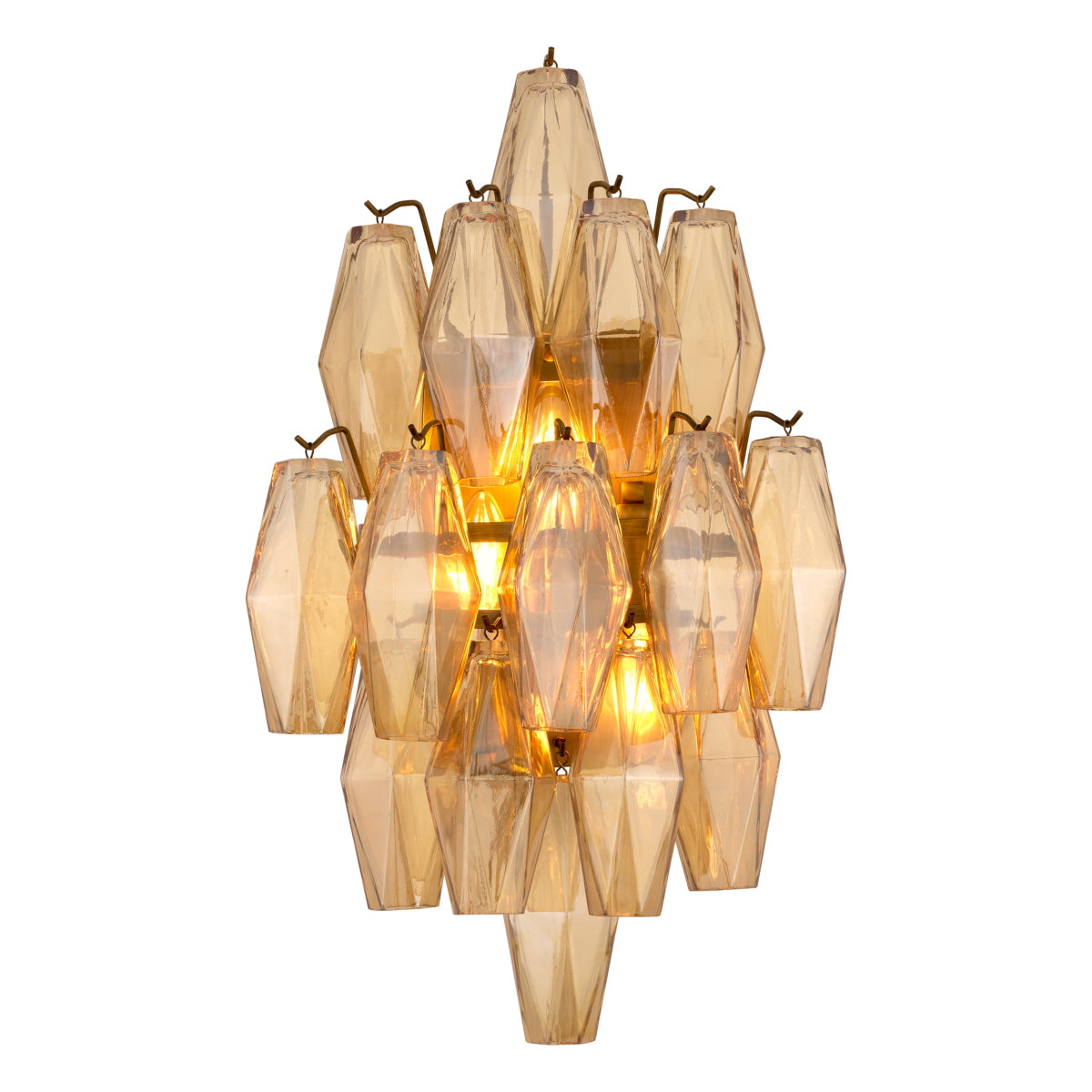 Diamond Amber Wall Lamp Benini | Eichholtzmh.com