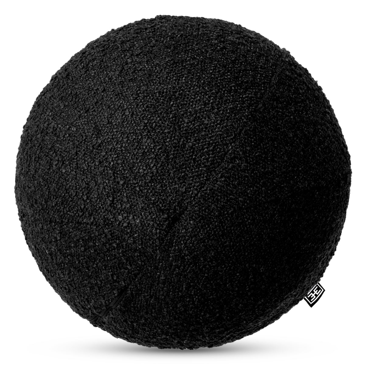 Black Bouclé Ball Cushion Palla | Eichholtzmh.com