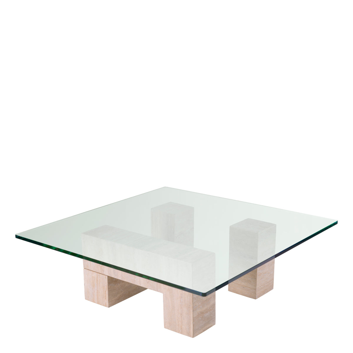 Square Glass Coffee Table Ikal | Eichholtzmh.com