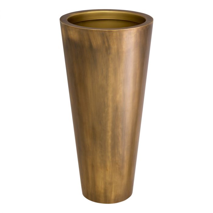 Planter Oberoi vintage brass finish