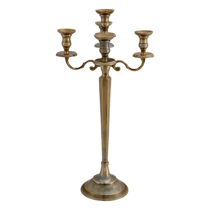 Candle Holder Amarillo S vintage brass finish