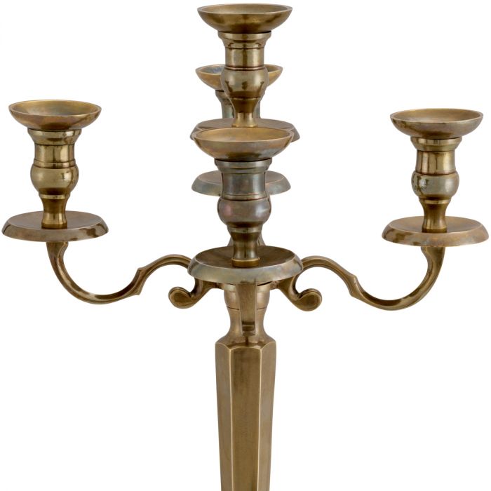 Candle Holder Amarillo S vintage brass finish