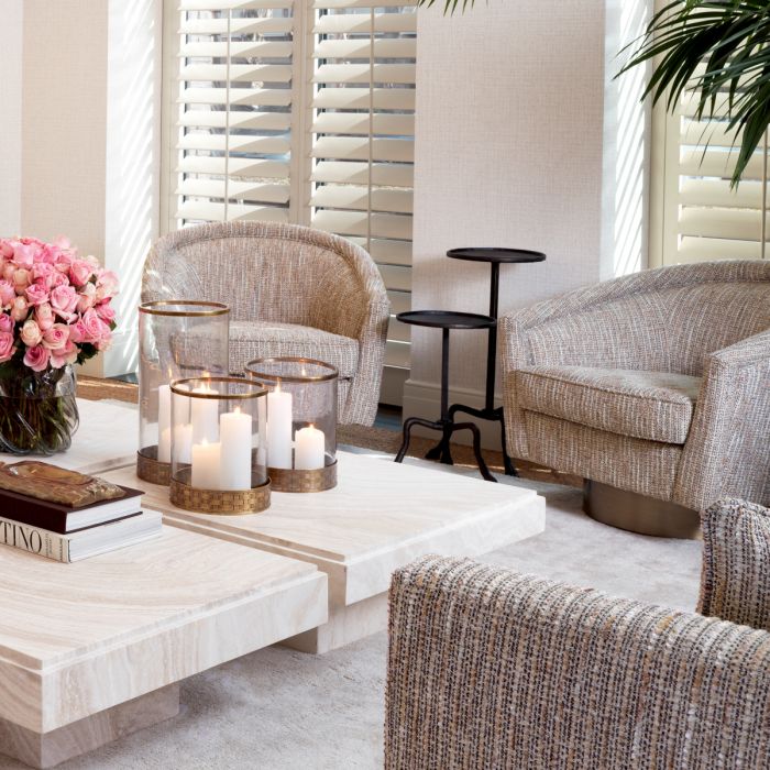 Side Table Carlos bronze finish L