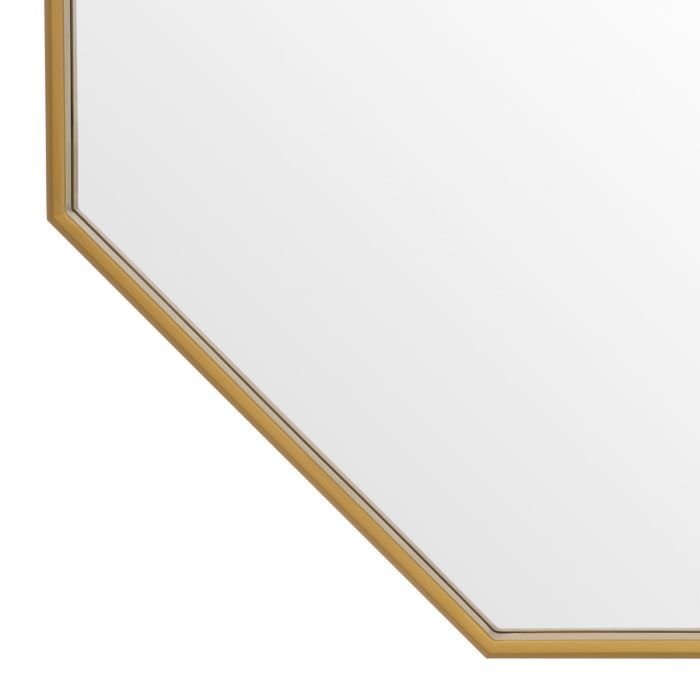 Mirror Tavolino brushed brass finish
