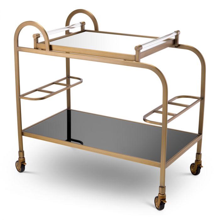 Trolley Montreuil brushed brass finish