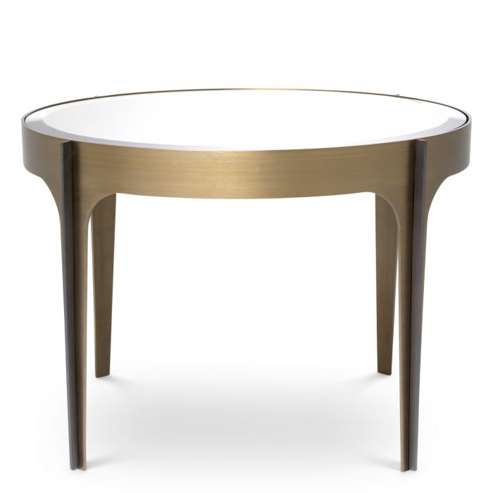Side Table Artemisa brushed brass finish