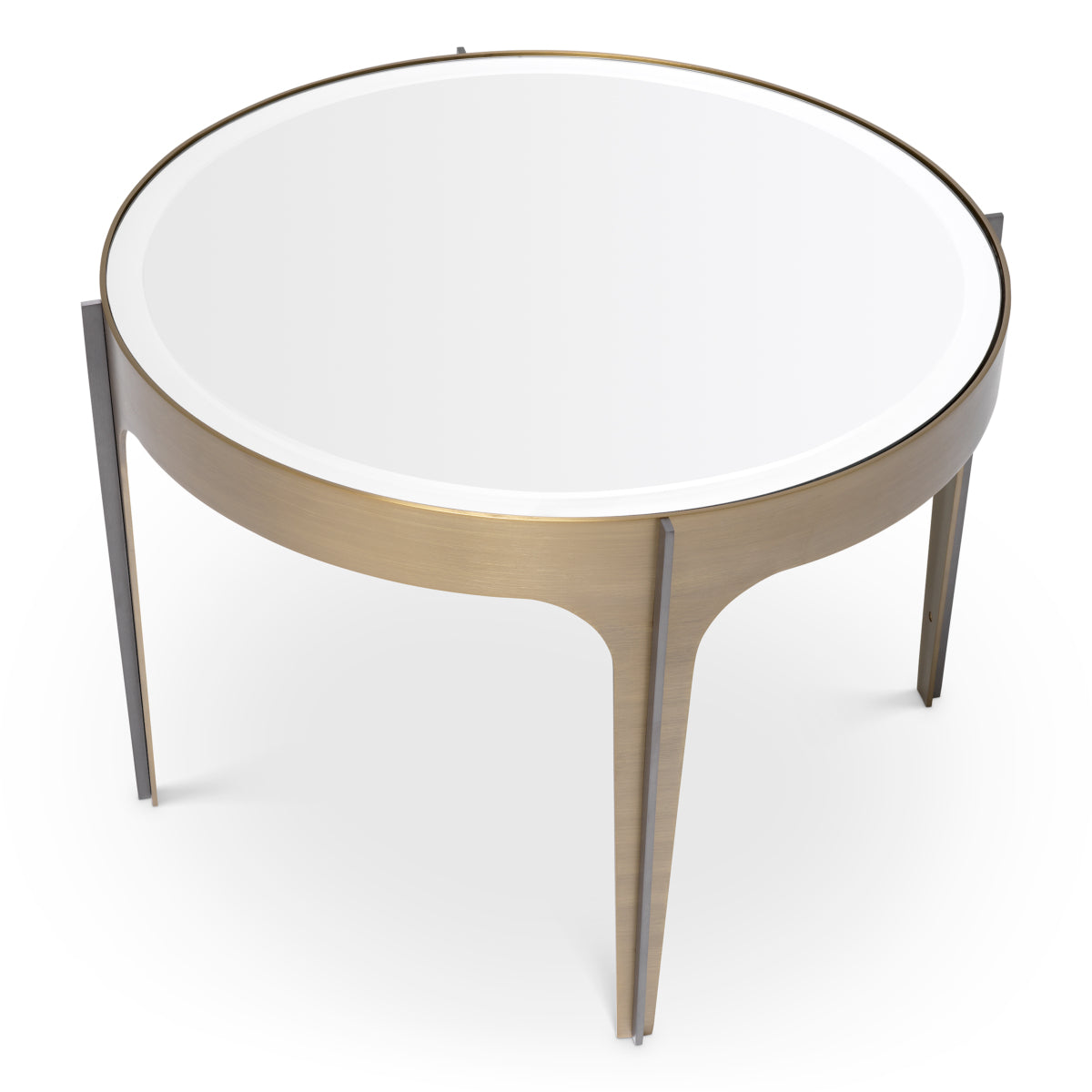 Brass Round Side Table Artemisa