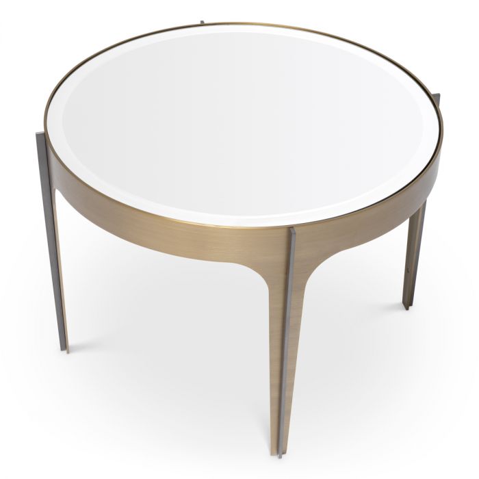 Side Table Artemisa brushed brass finish