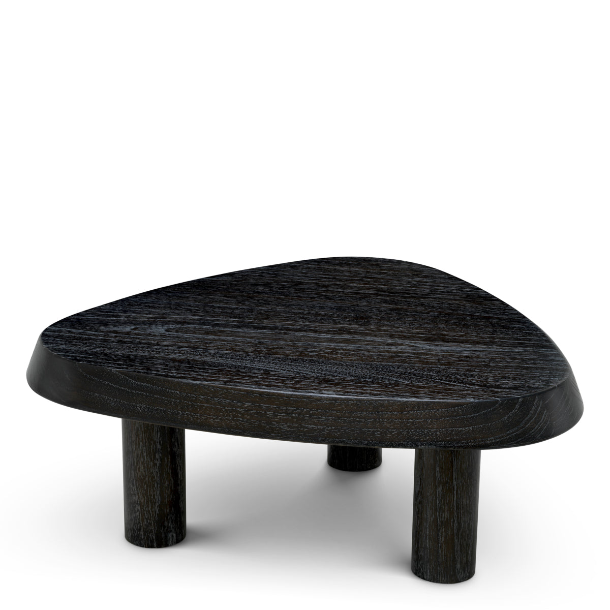 Black Triangular Wooden Coffee Table S Briel | Eichholtzmh.com