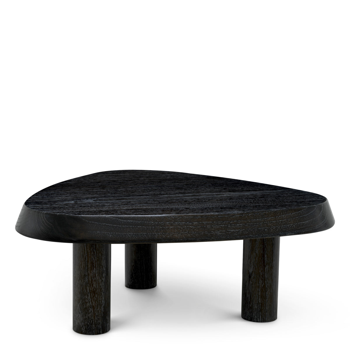 Black Triangular Wooden Coffee Table S Briel | Eichholtzmh.com