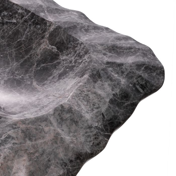 Tray Mauro grey marble