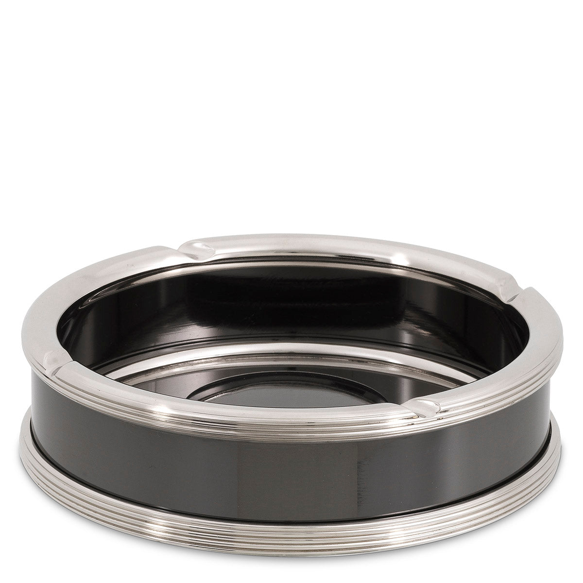 Nickel Round Metal Ashtray Ella