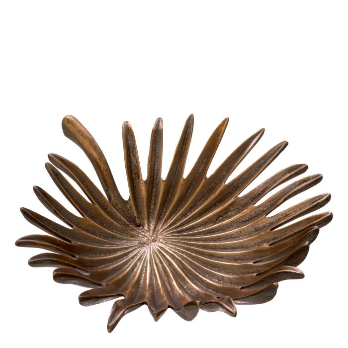 Tray Suma vintage brass finish