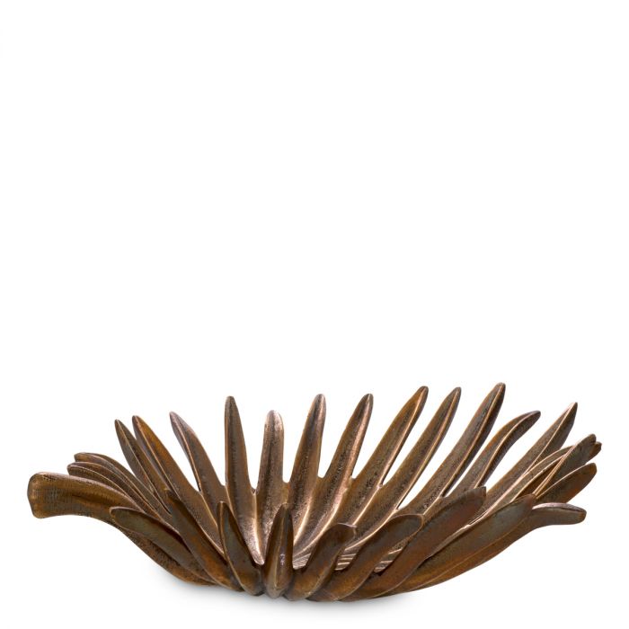 Tray Suma vintage brass finish