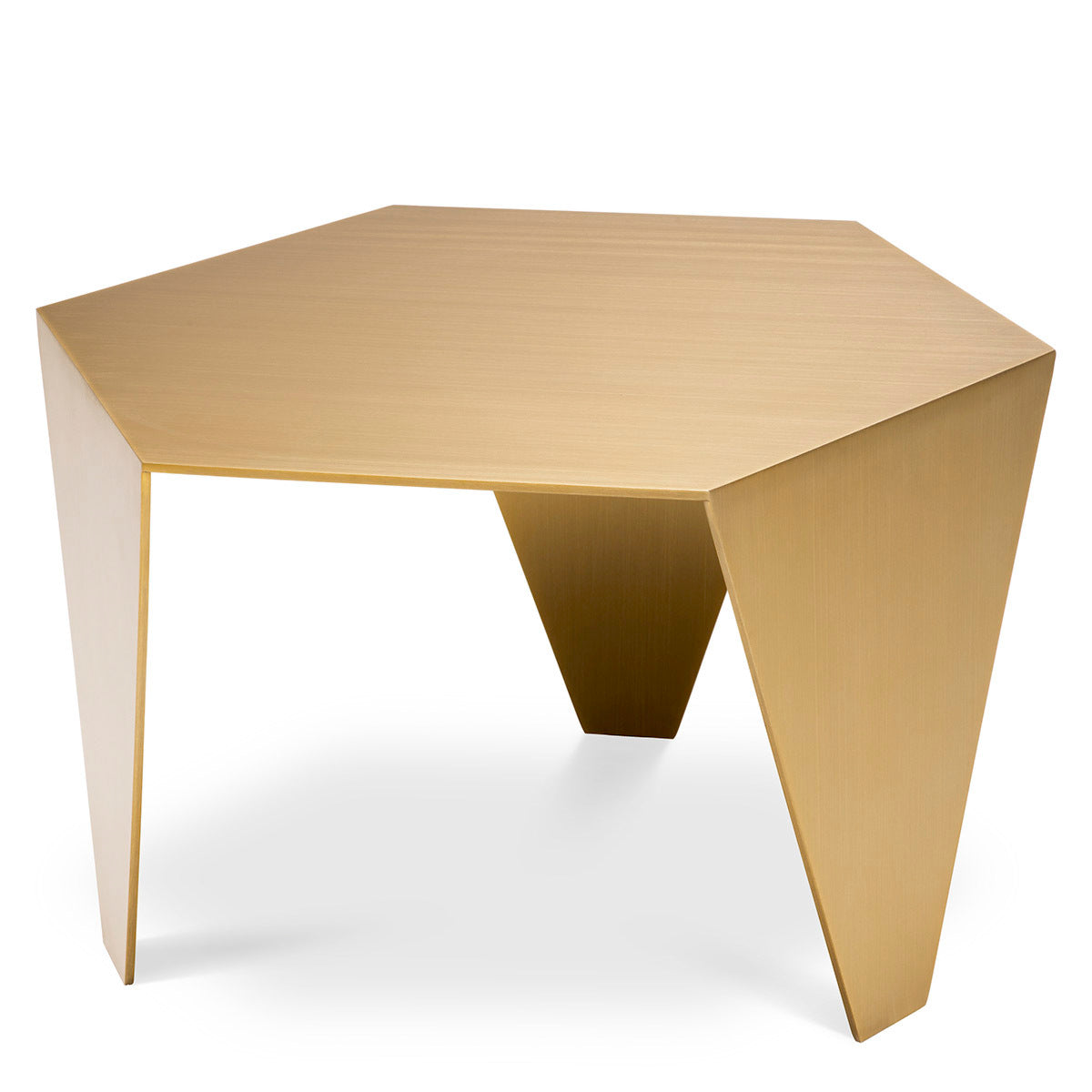 Brushed Brass Side Table Metro Chic | Eichholtzmh.com
