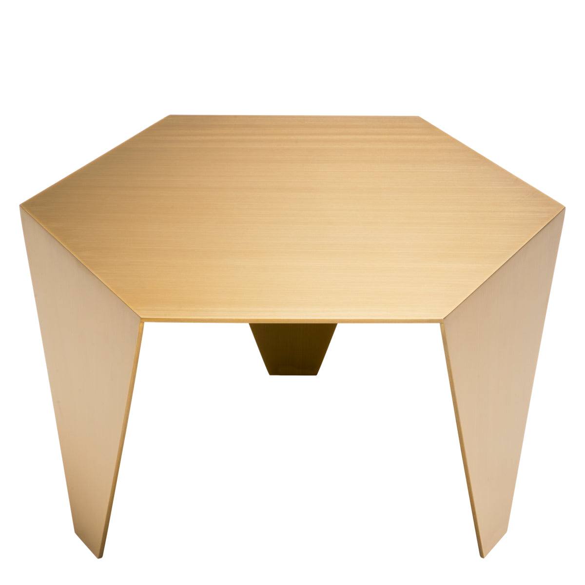 Brushed Brass Side Table Metro Chic | Eichholtzmh.com