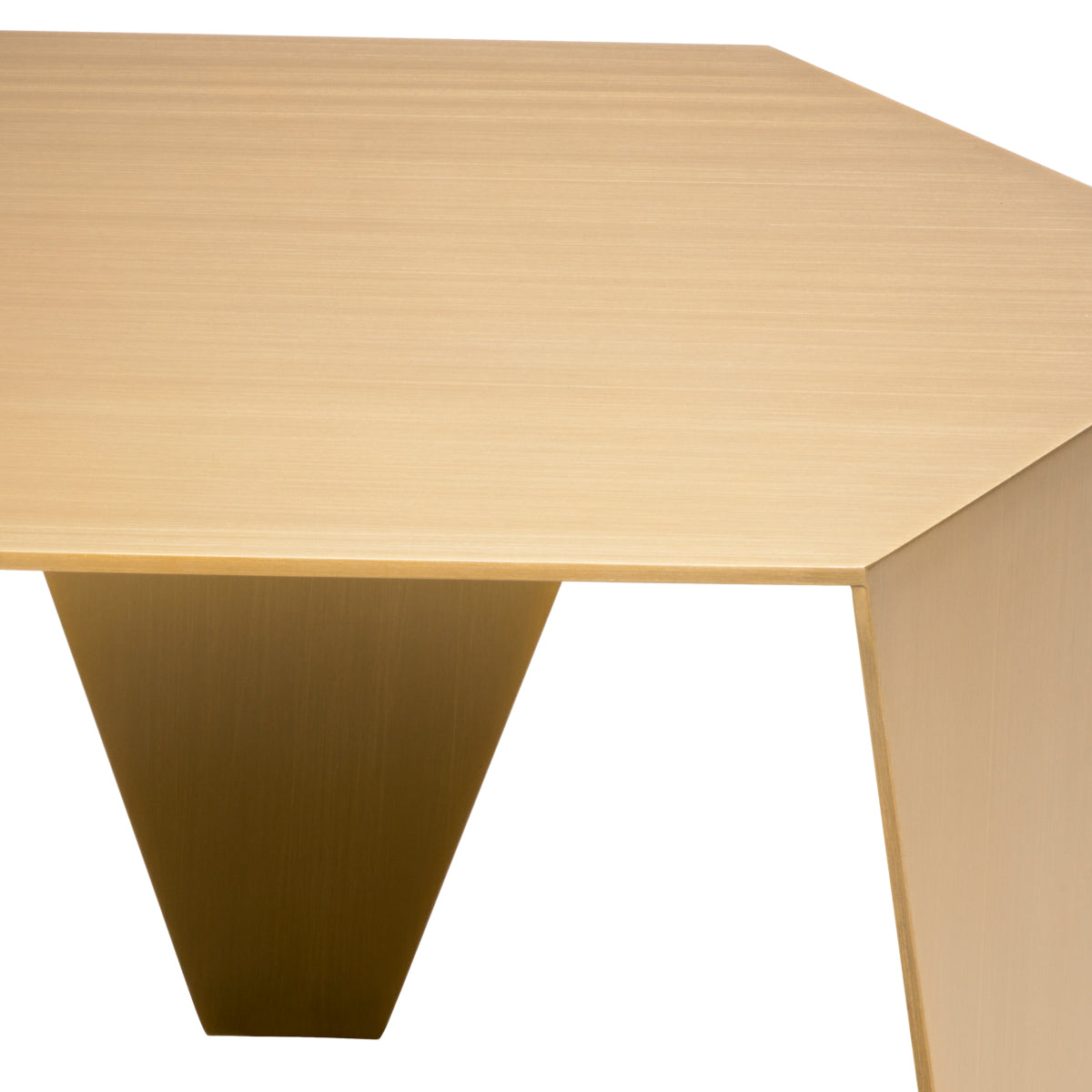 Brushed Brass Side Table Metro Chic | Eichholtzmh.com