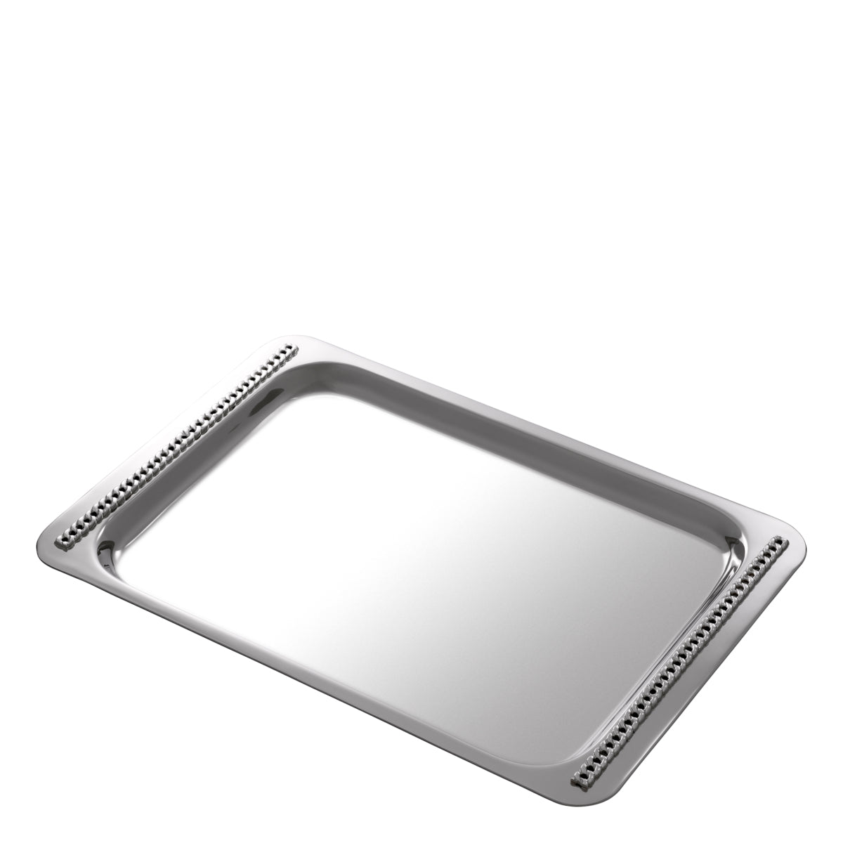 Nickel Mid-Century Modern Tray L Tamar