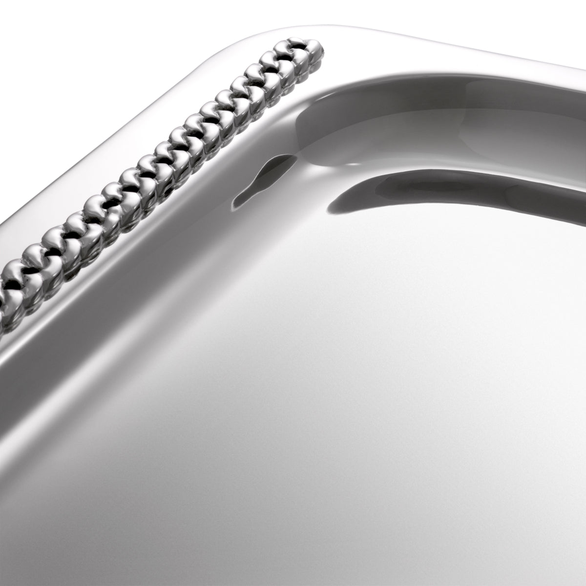 Nickel Mid-Century Modern Tray L Tamar